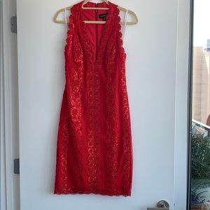 Tadashi Red cocktail Dress